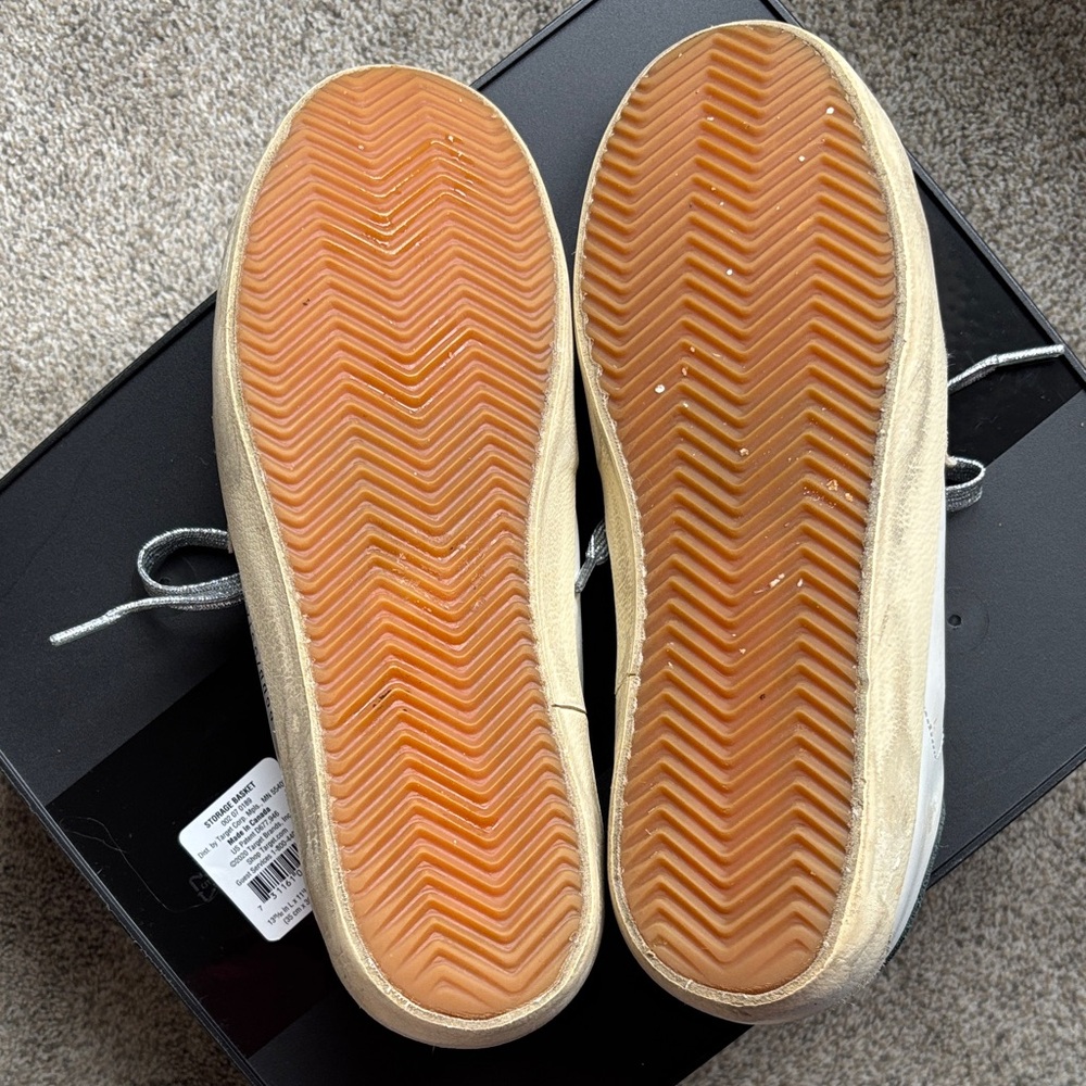 Golden Goose Super-Star White Sneakers - Picture 4 of 16